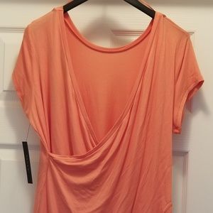 Tahari Orange Top
